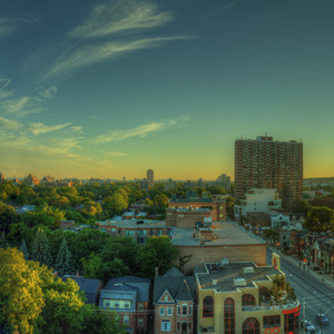 Sunset west 100 pano hdr tonemapped